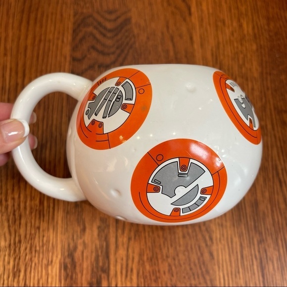 Disney Star Wars BB-8 Droid Disney 3D Character Mug Coffee Cup No Lid - Picture 1 of 9
